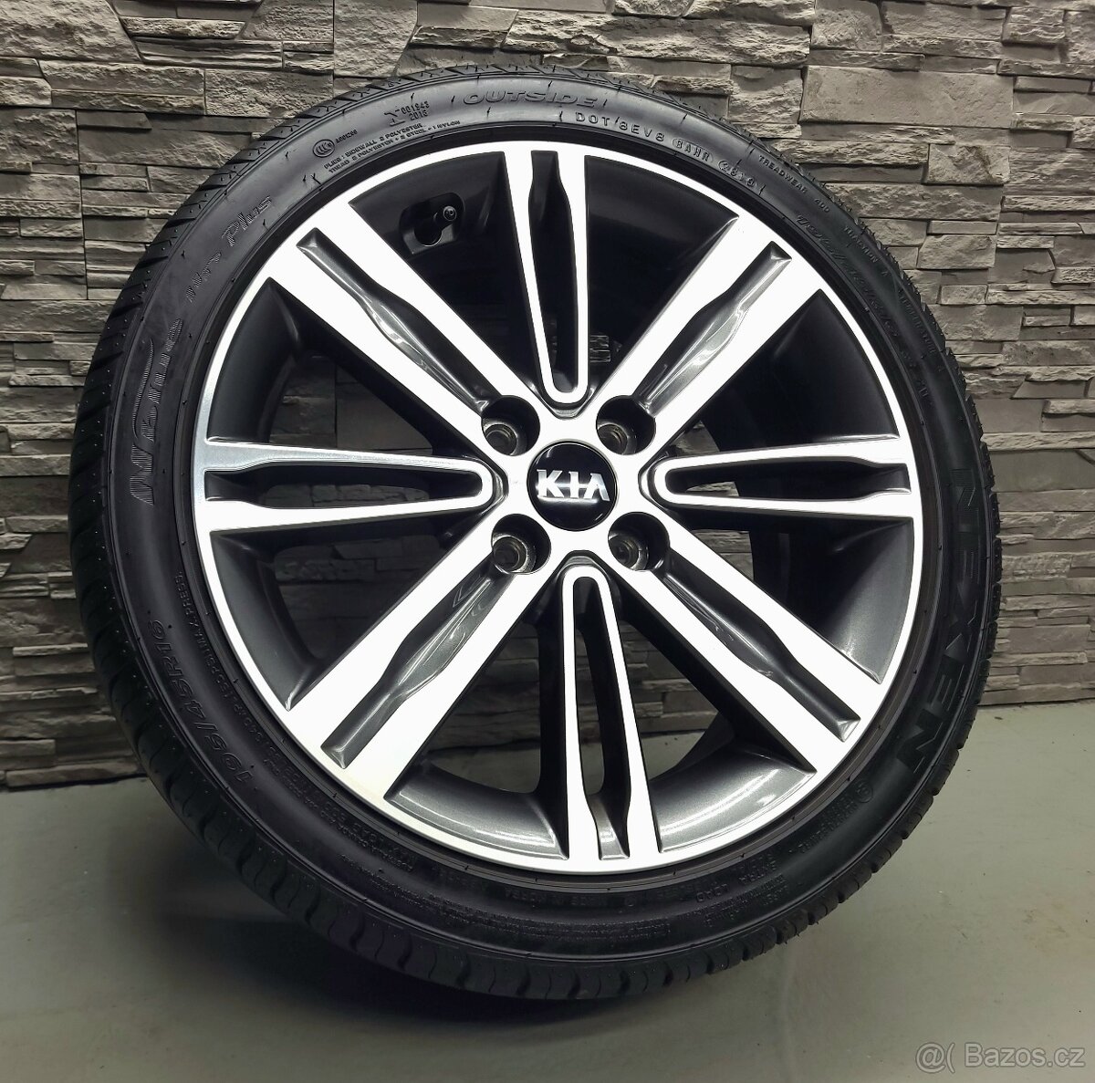 16" Originál Kia PICANTO STONIC 4x100 ZÁNOVNÍ LETNÍ SADA