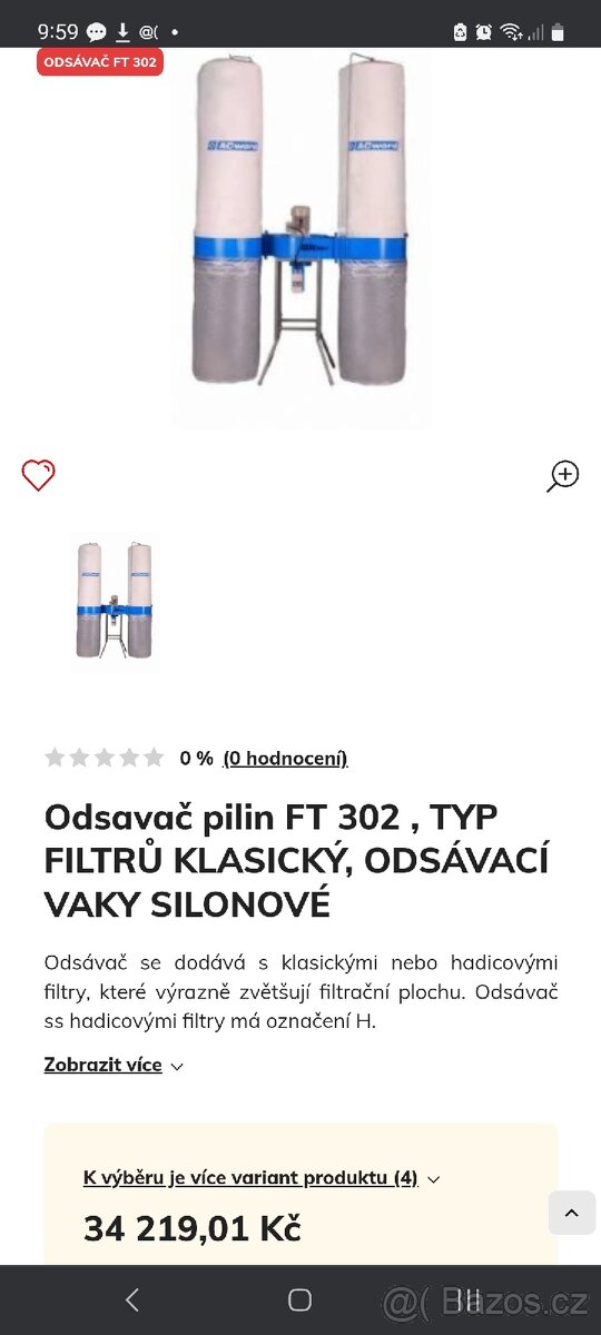 Odsávač ACword FT 302