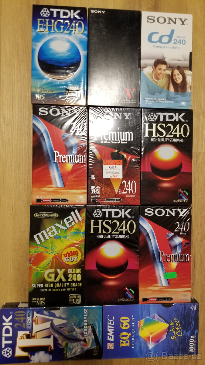 Videokazety VHS