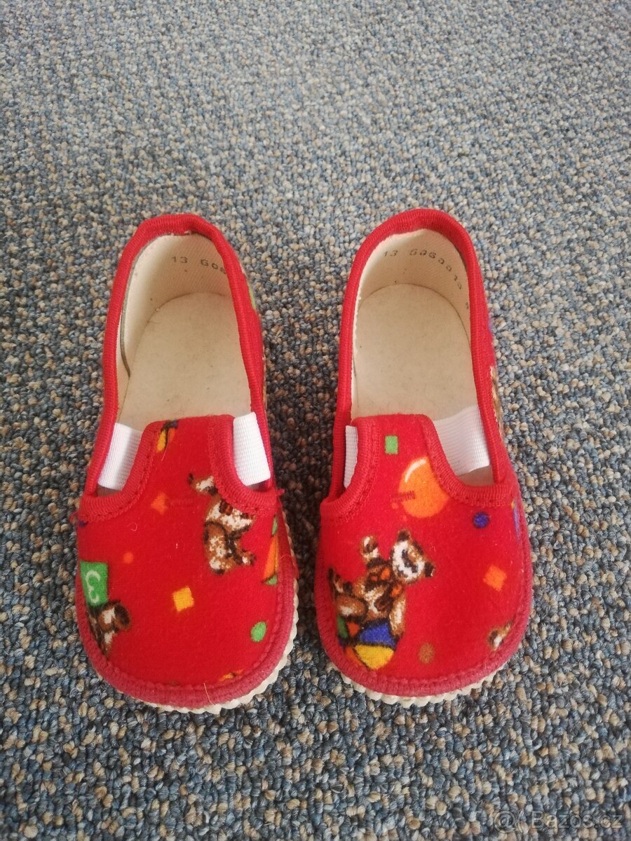 Béďa boty bačkůrky - plátěnky