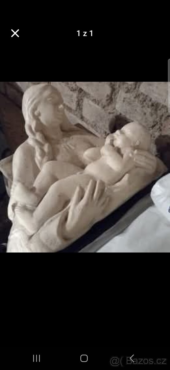 Sádrová madona madonka