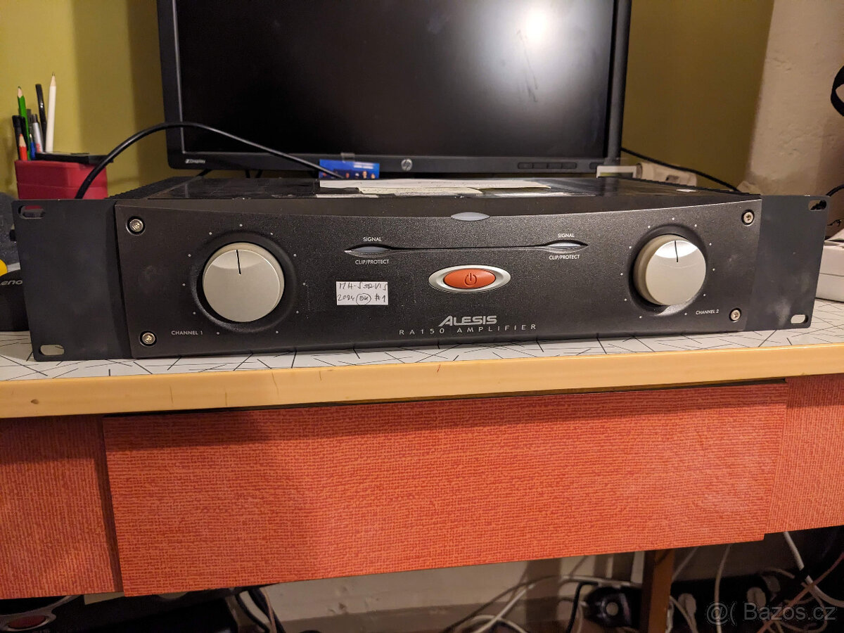 Studiový zesilovač ALESIS RA-150 po repasi