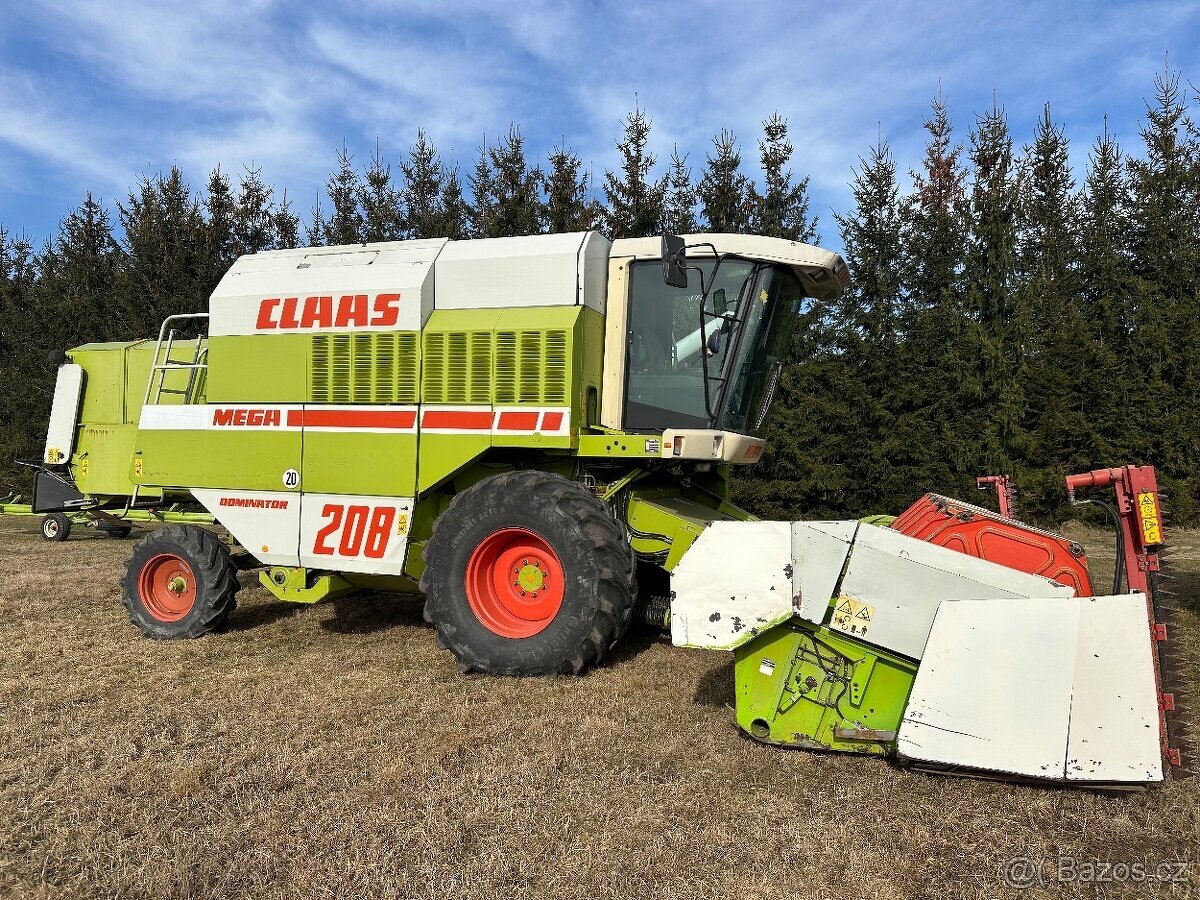 Claas Mega 208 lista 6.10 m + predval na repku