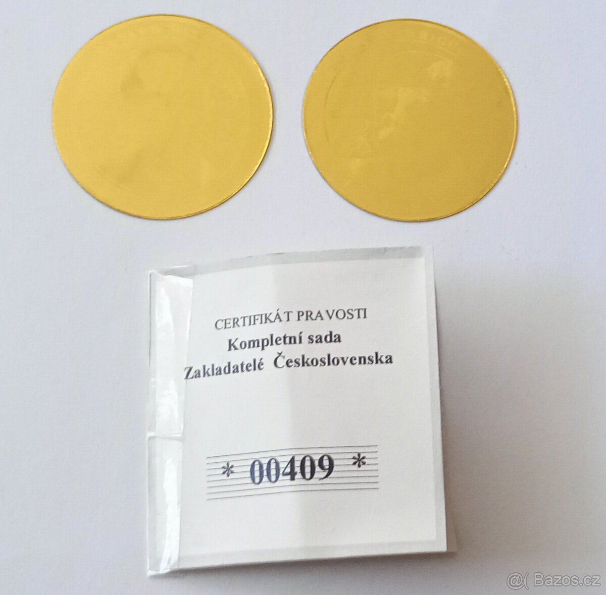 Sběratelská sada medailí Zakladatelé ČSR