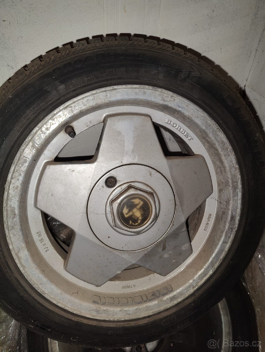 BORBET ALU 7j x15 4x98 s pneu 195/50 r15