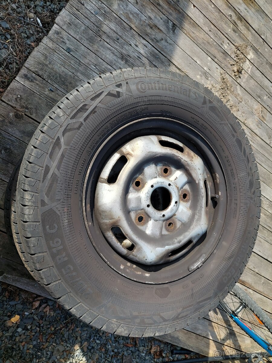 Kompletni kola Ford Transit mk7 s pneu 215/75/16c .