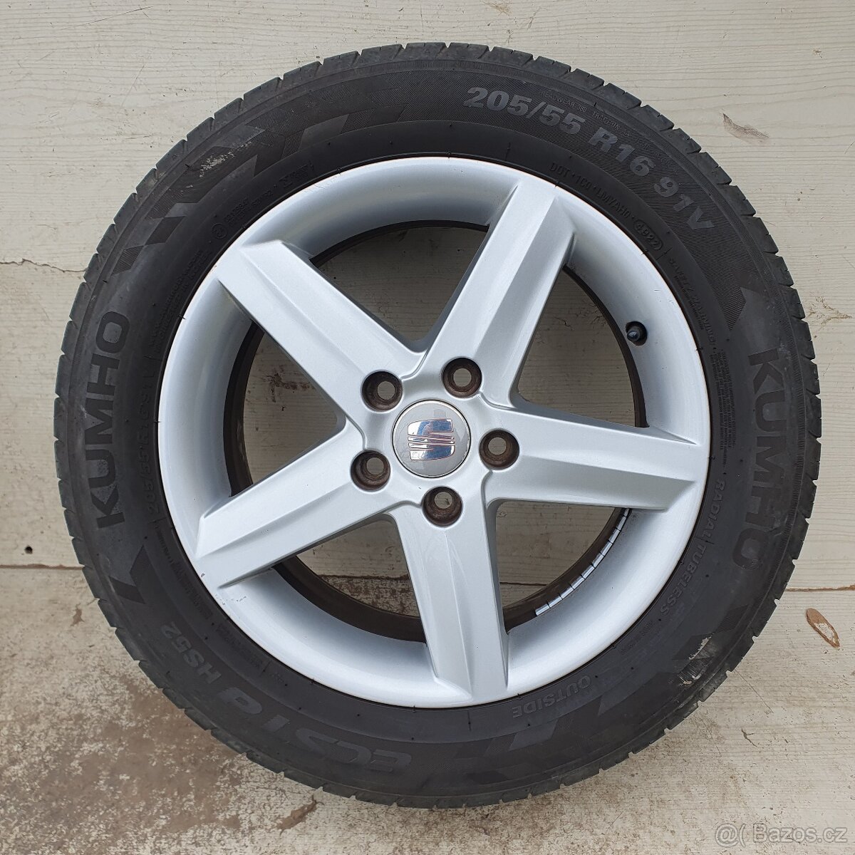 Alu kola Seat 16" 5x112, letní Kumho 205/55R16