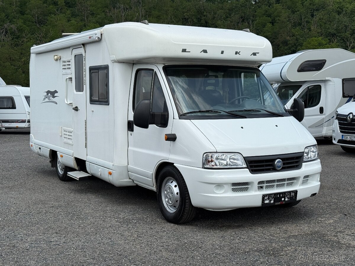 Laika Ecovip Fiat 2.8l, markýza, klimatizace, solár