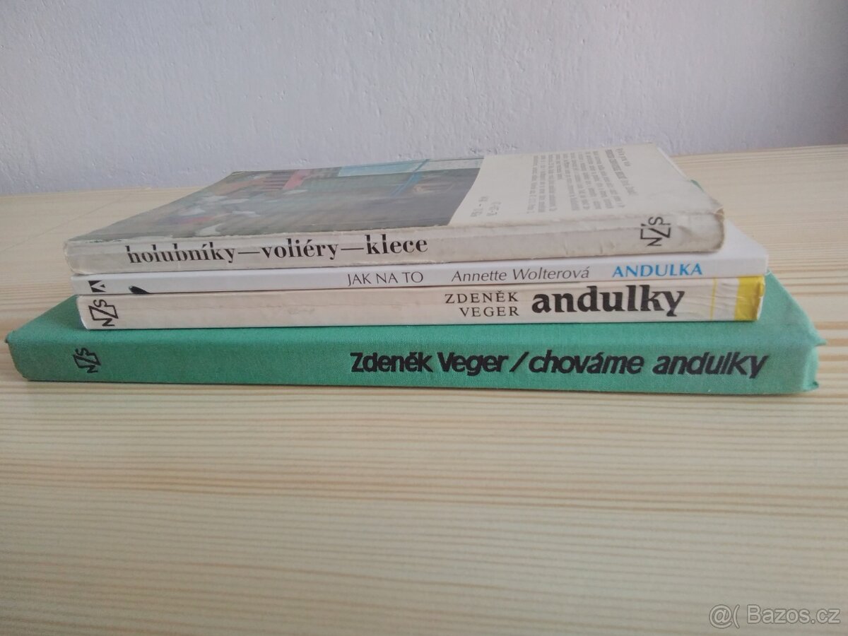 Andulky - odborné knihy