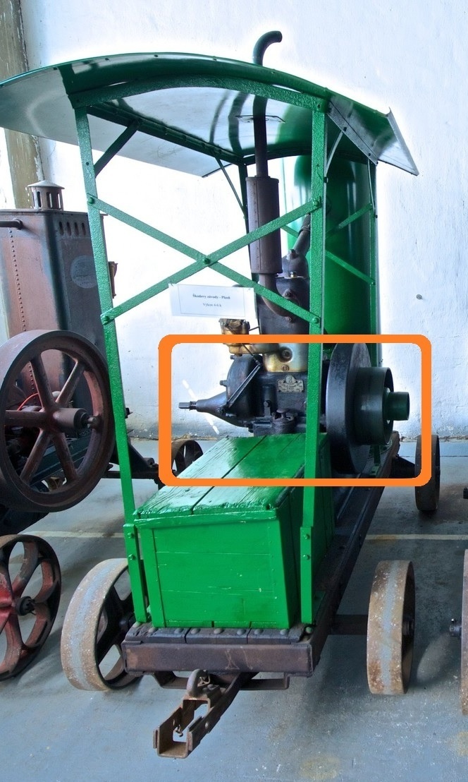 Koupím spodní část stabilního motoru Škodovy Závody Plzeň