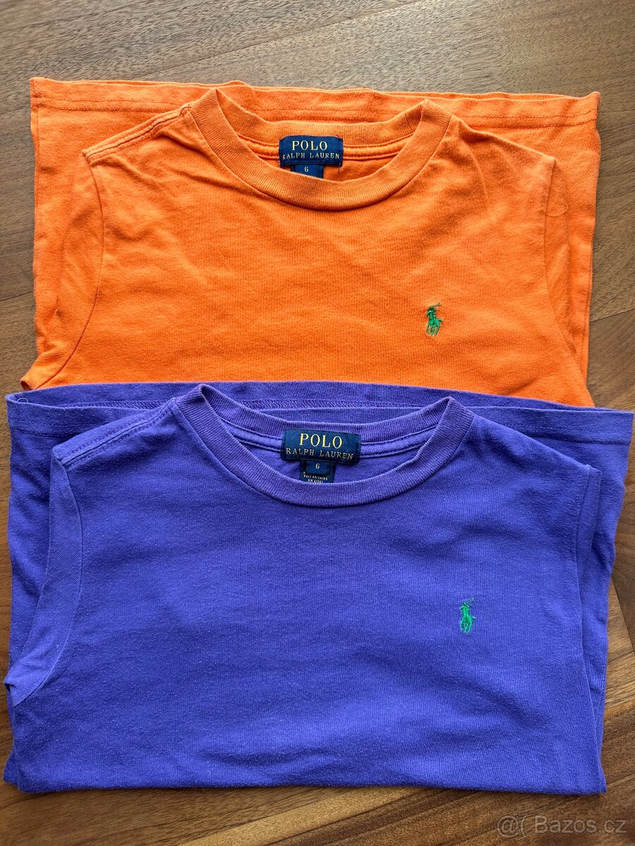 2x Trička 6 let-Ralph Lauren