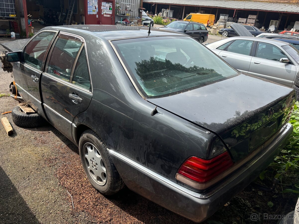 Mercedes w140 400 se mamut po nehodě