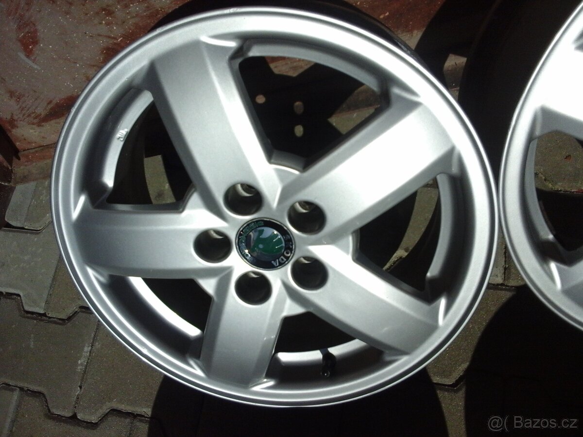 Al Škoda Octavia, Fabia, Roomster 5x100 6Jx15