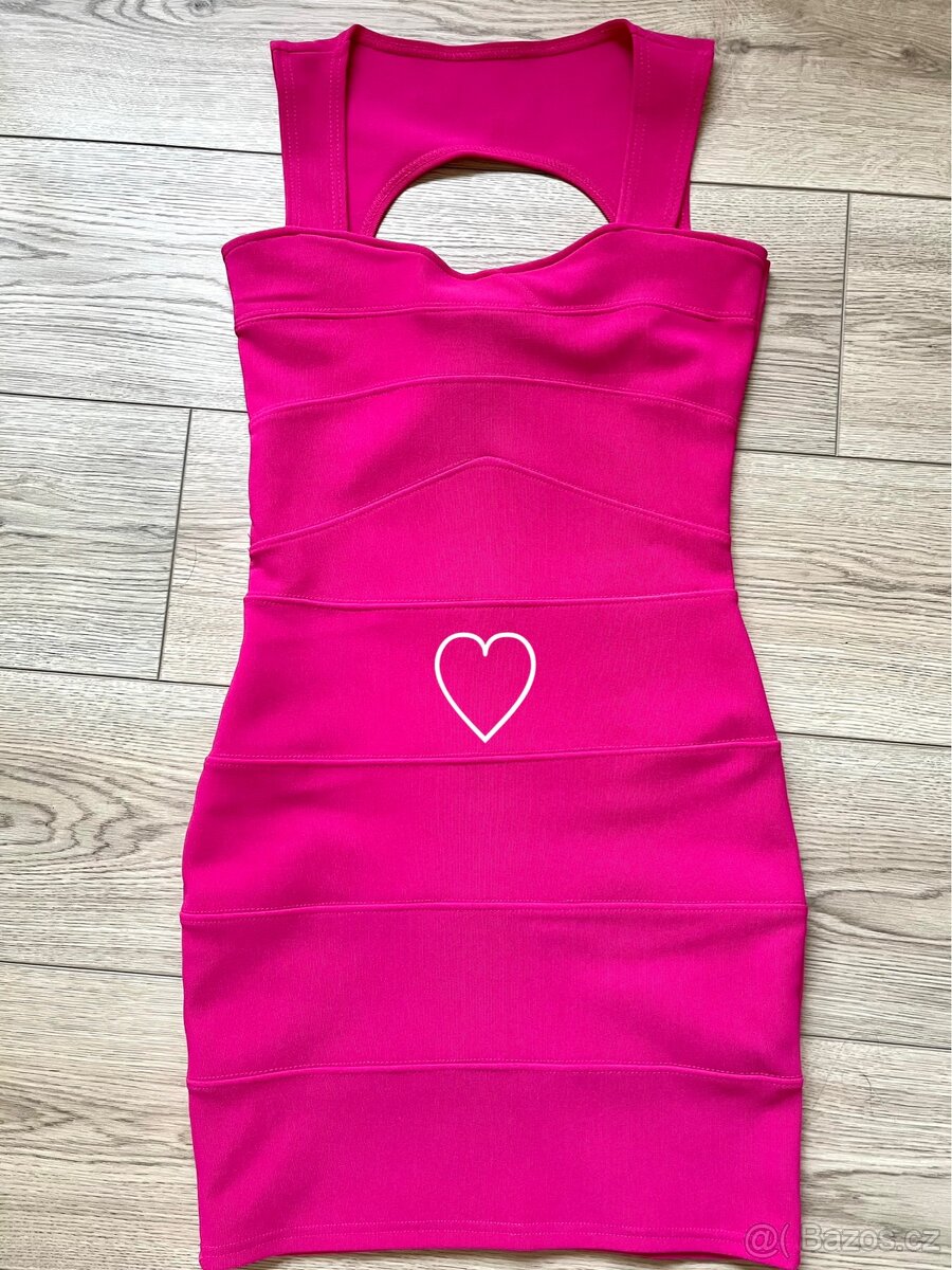 ASOS růžové šaty XS/S