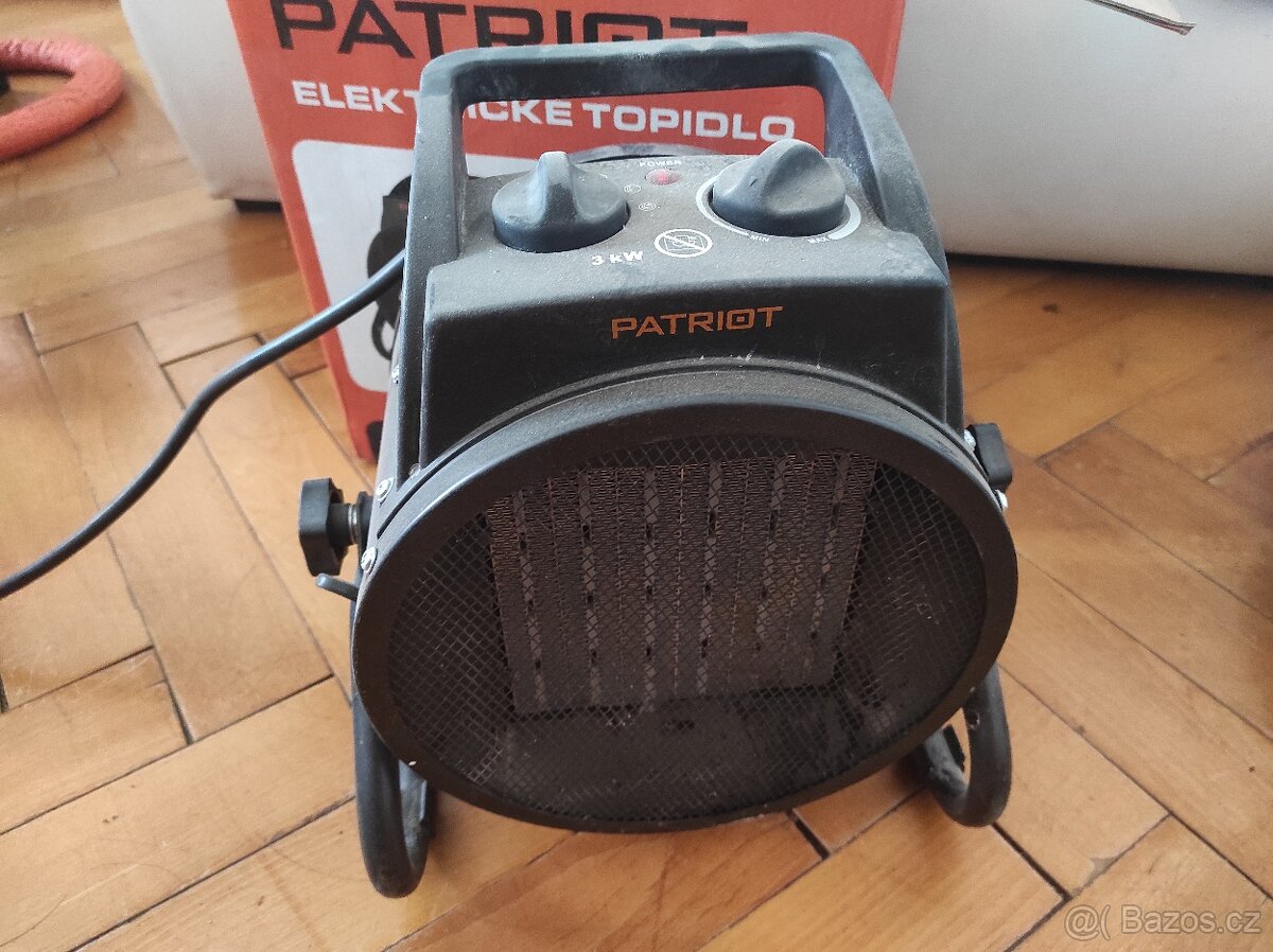 Přímotop, elektrické topidlo PATRIOT 3kW