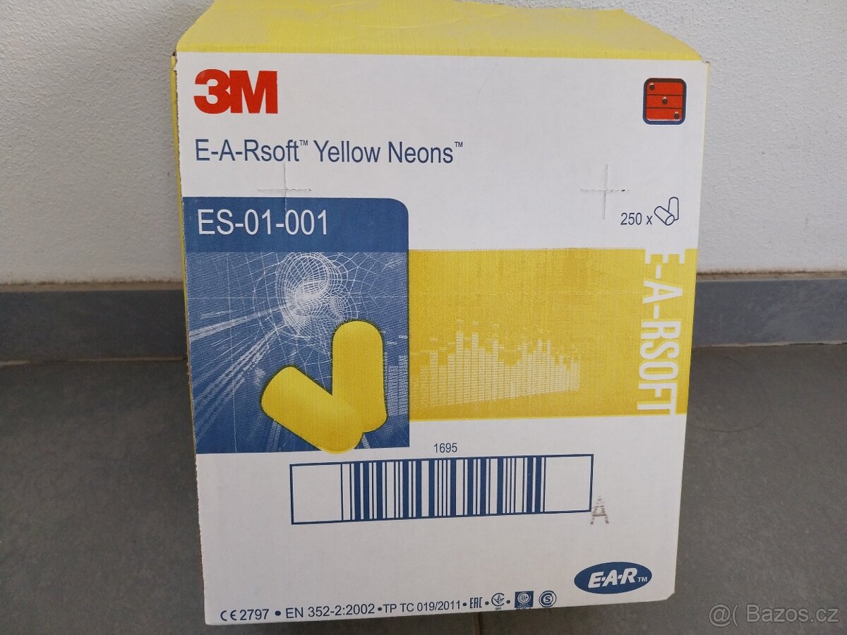 Špunty do uší - zvýhodněné balení, 250 párů