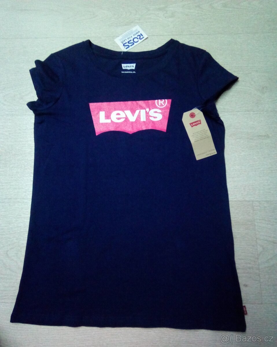 Nové tričko zn. Levis vel.158/164 + tričko Adidas