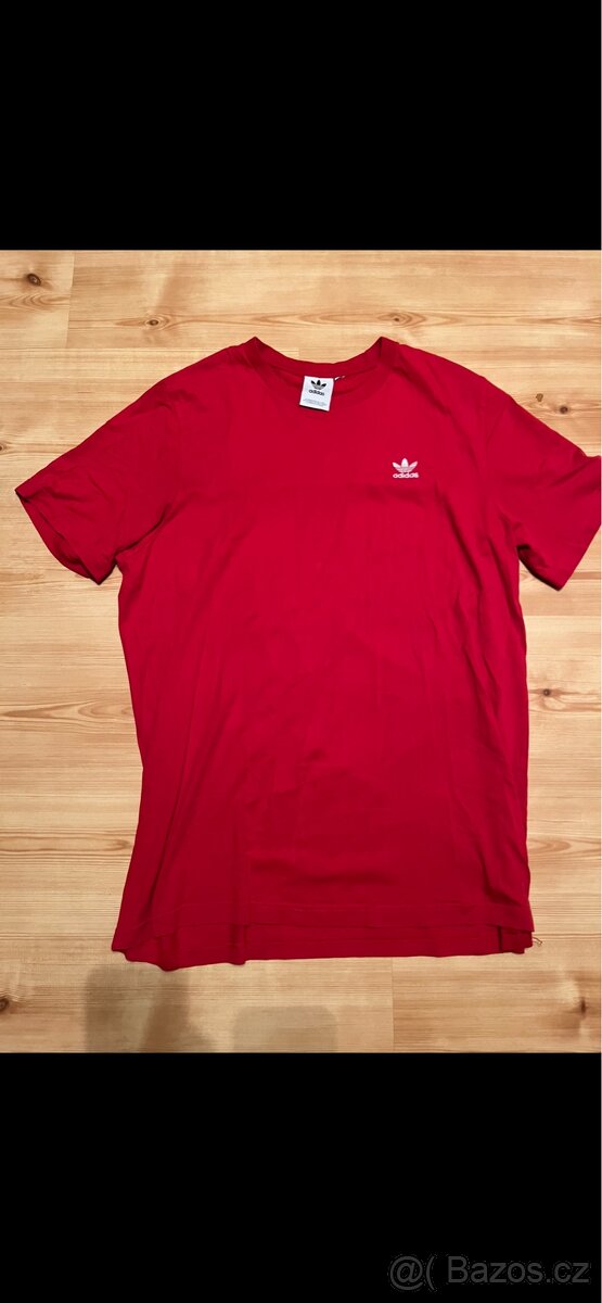 Červené Adidas triko pánské