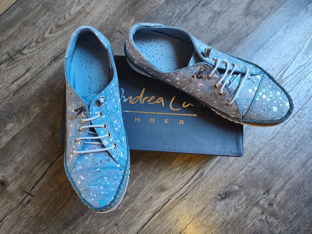 Luxusní celokožené tenisky Andrea Conti v.38+39+40