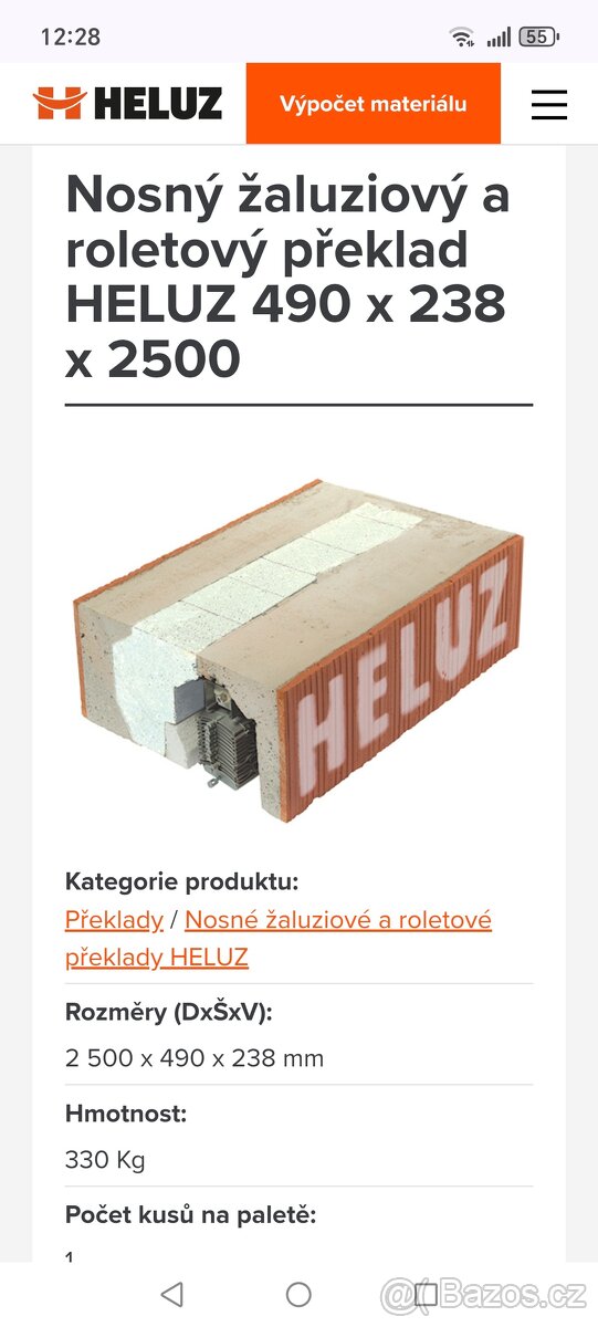 ŽALUZIOVÝ PŘEKLAD HELUZ