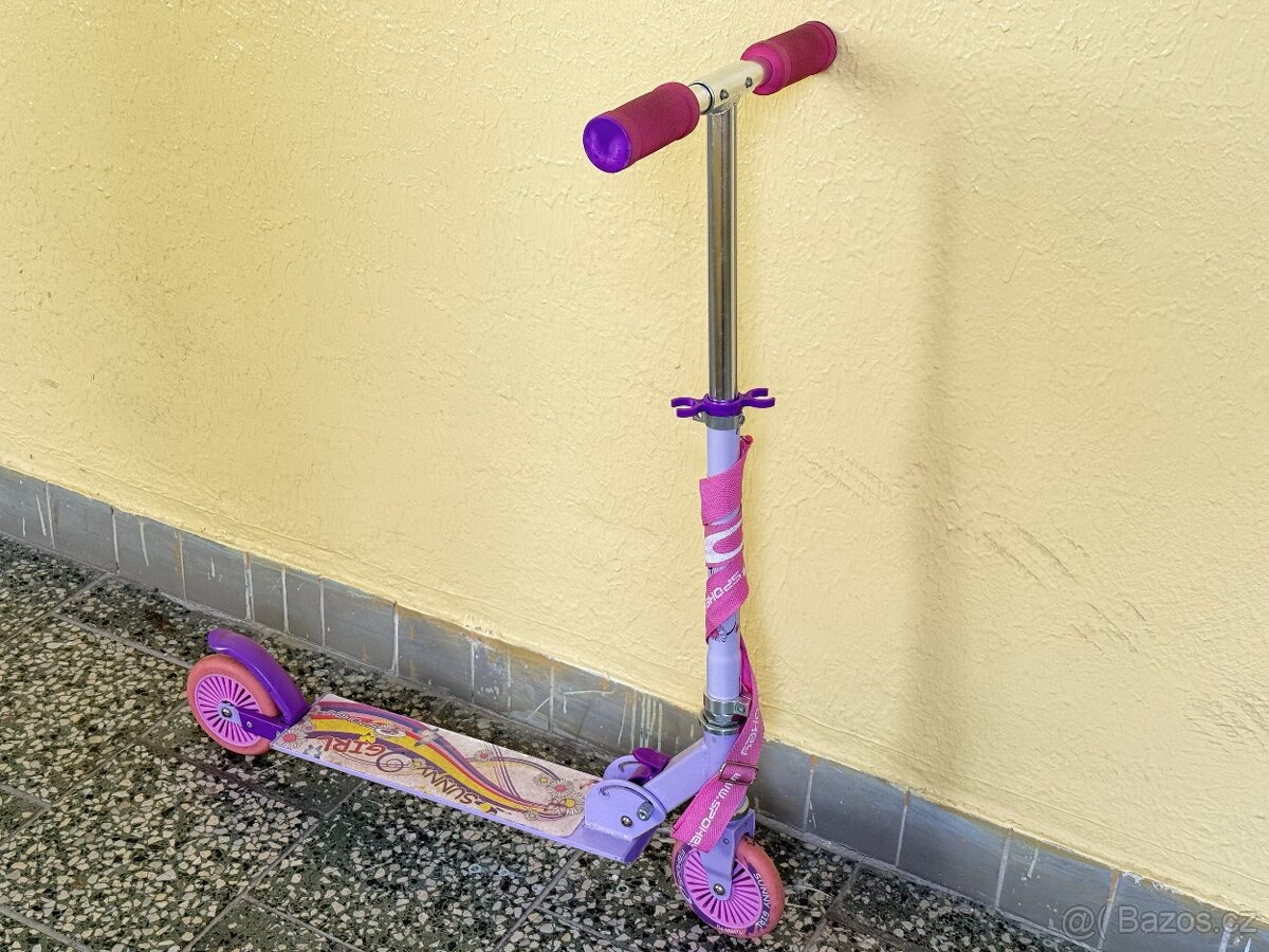 dětské kovové skládací koloběžky