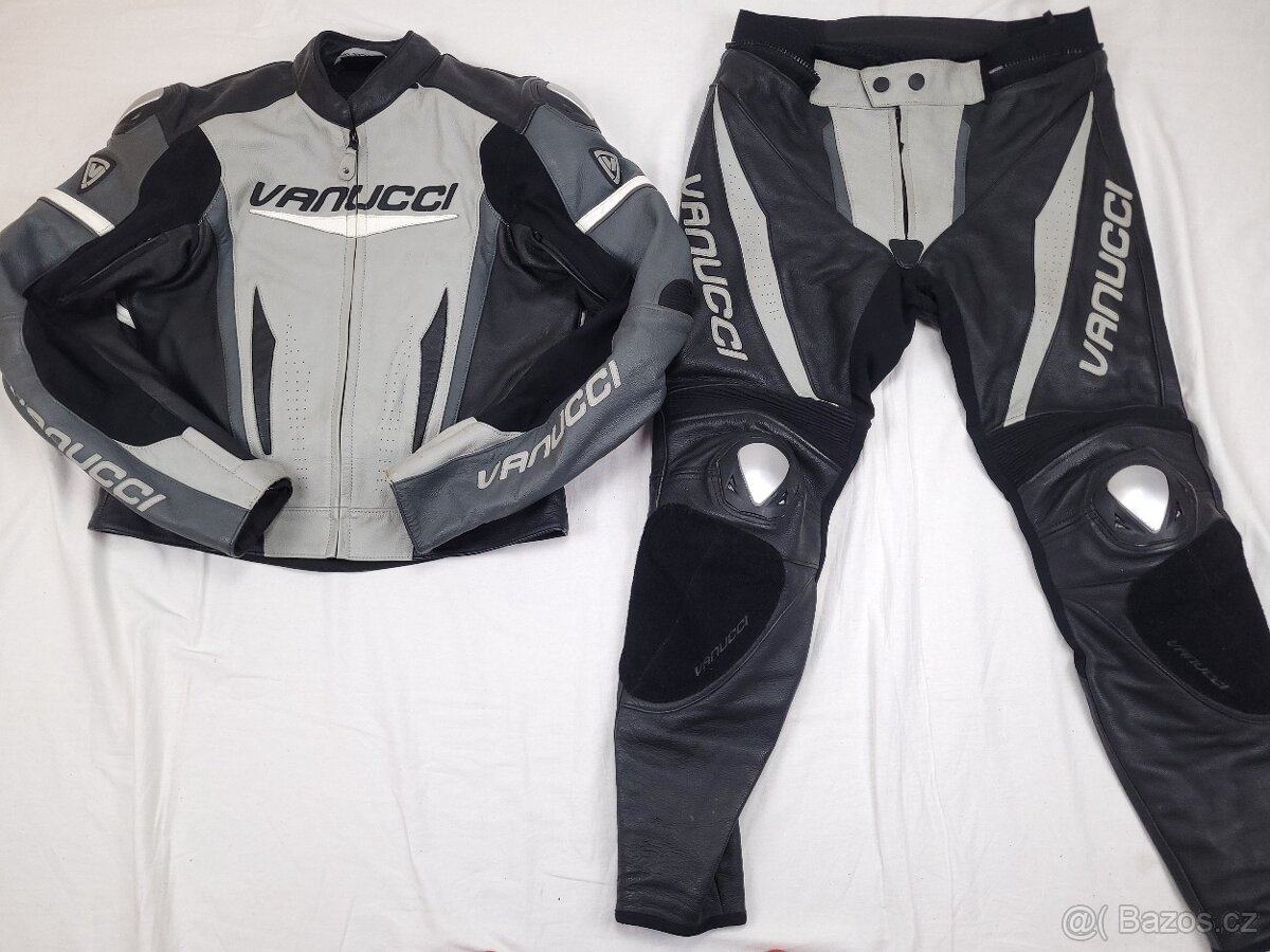 Vanucci VSJ Titan pánska kožená moto kombinéza L 52