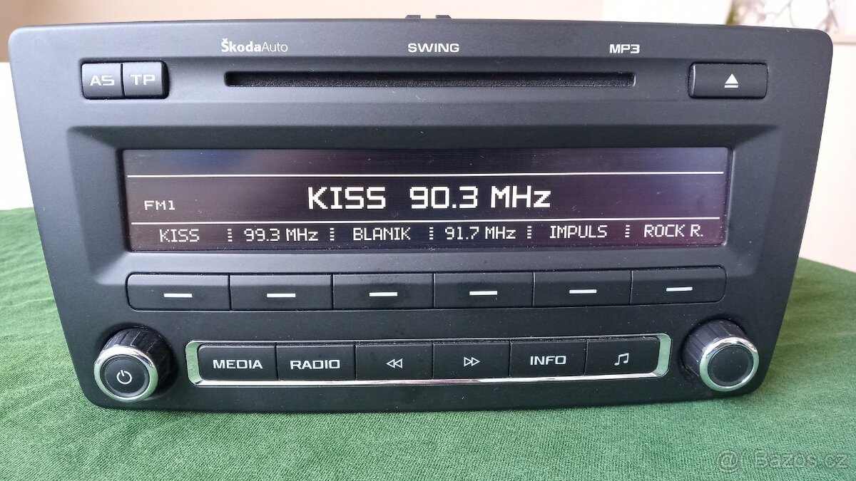 Originál autorádio Škoda Swing mp3