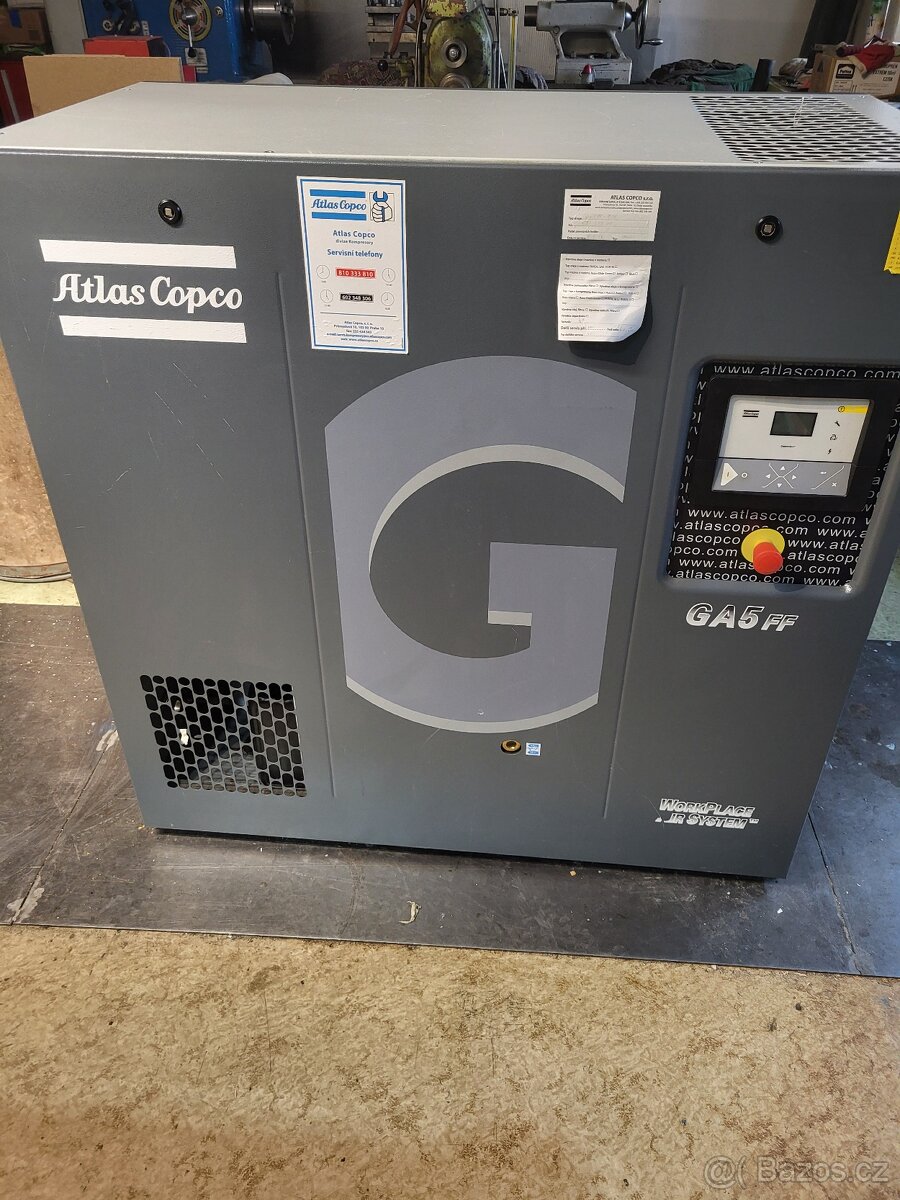 Šroubový kompresor Atlas copco