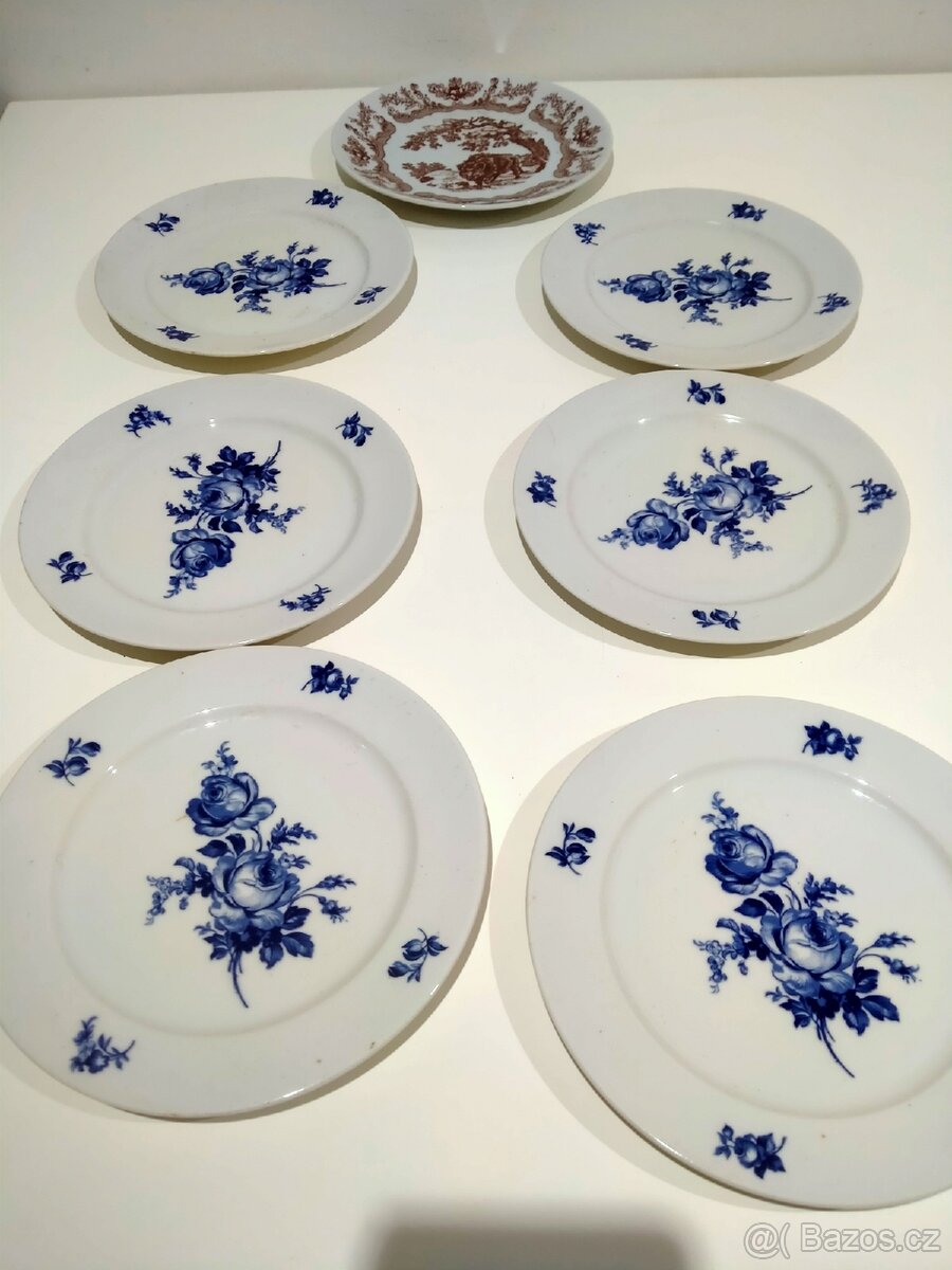 RETRO DEZERTNÍ TALÍŘE