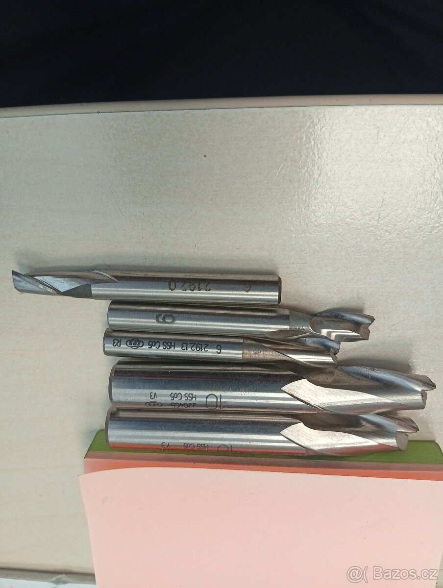 Stopkové frézky 6,8,10,12,22mm