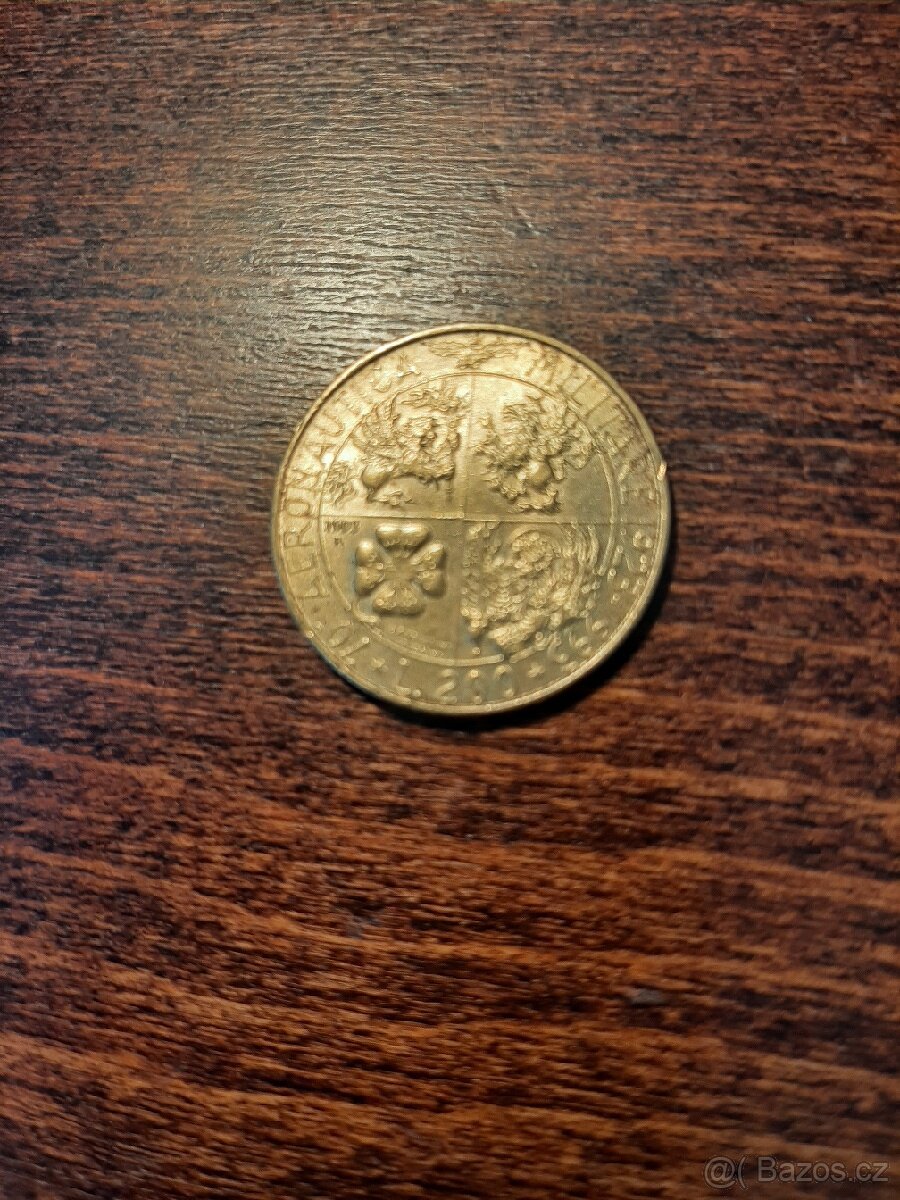 Prodám pamětní minci Italia 1923-1993 (nálezový stav)