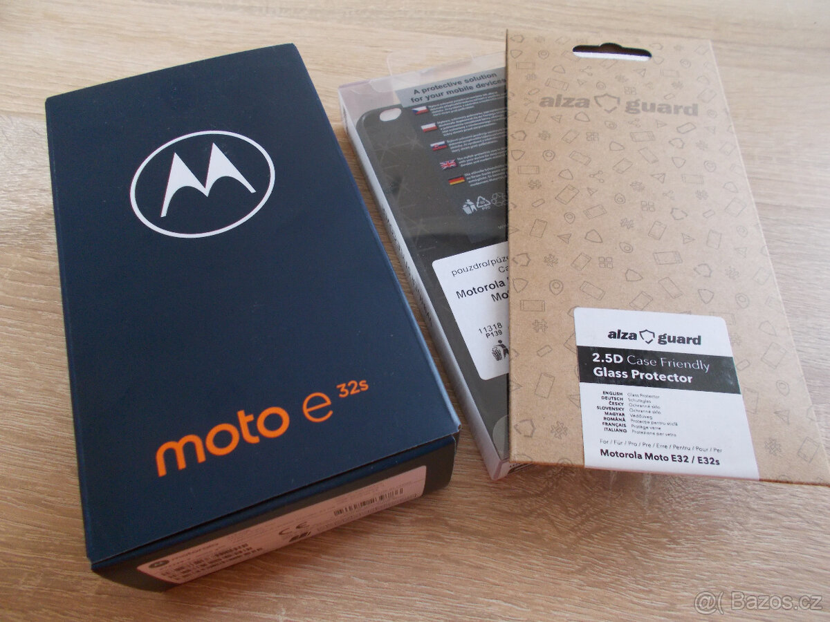Prodám Motorola e32s,4/64 + kryt + sklo,vše ještě zabalené