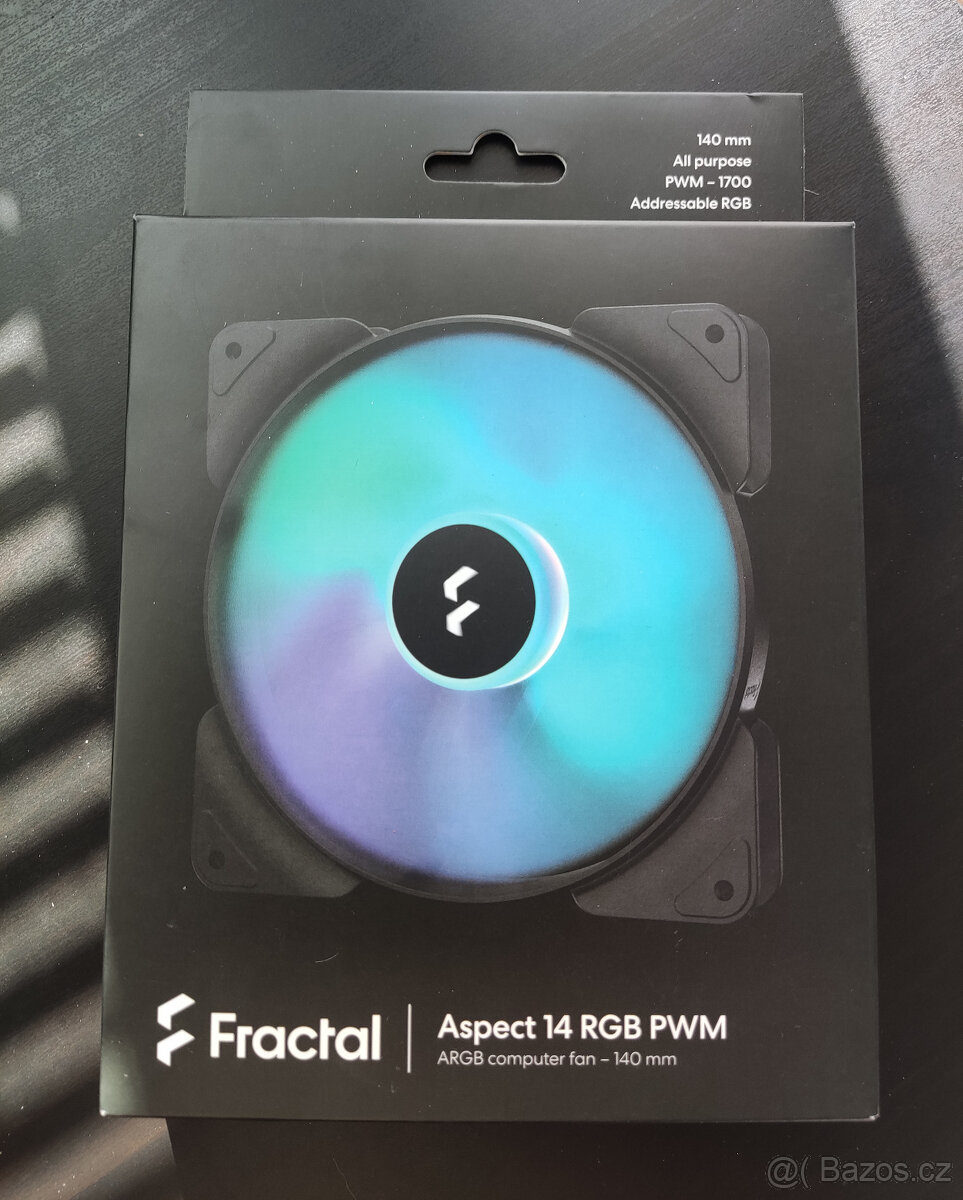 Fractal Design Aspect 14 RGB PWM Black Frame ventilator