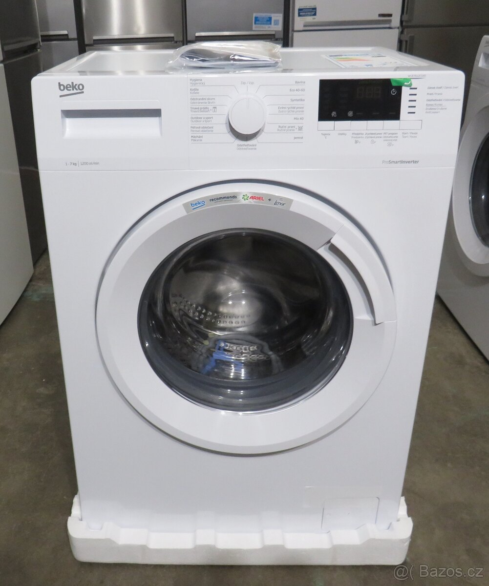 Nová pračka BEKO  A+++7 kg 1200 ot./min, ZÁRUKA  WUE7612CSX0