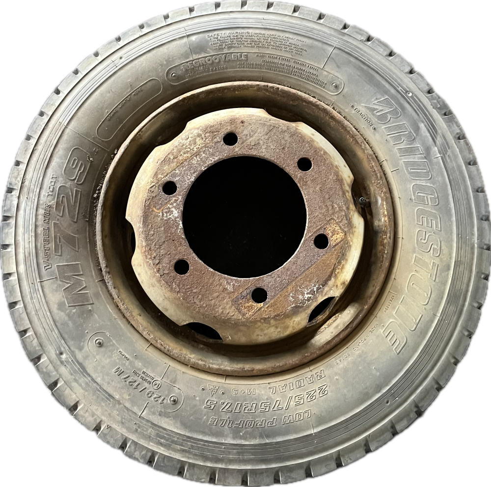 Pneumatika s diskem 225/75 R17.5