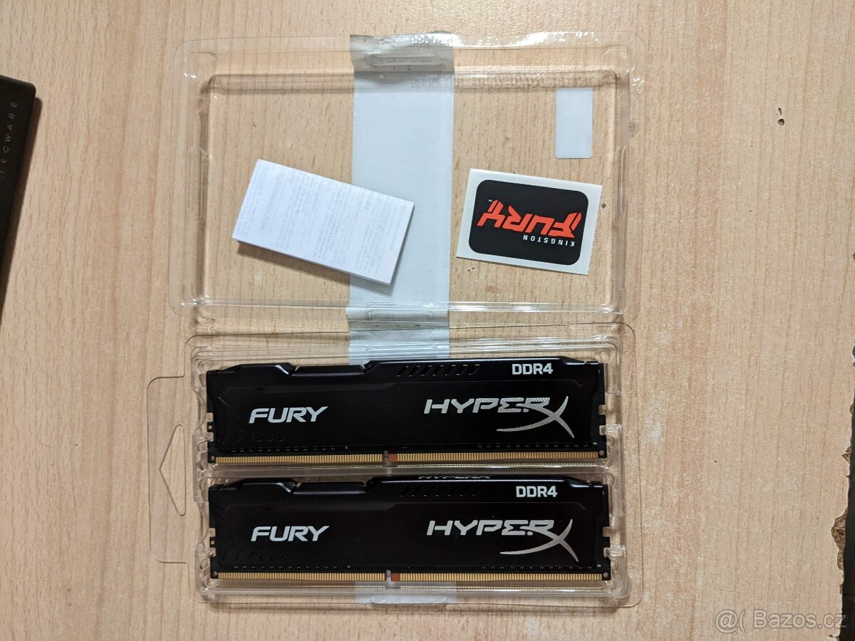 HyperX Fury 8GB (2x4GB) DDR4 2666 MHz