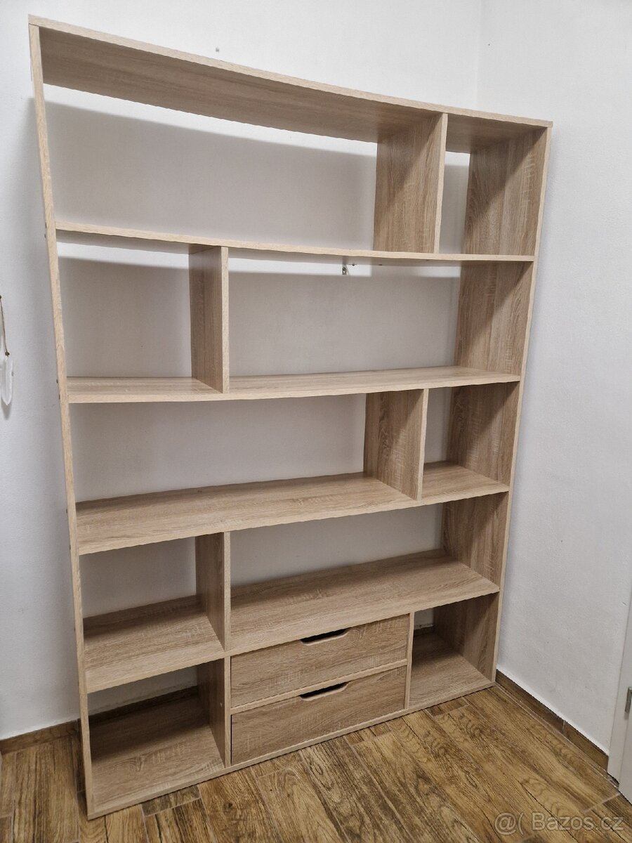 Velký policový regál/ knihovna
