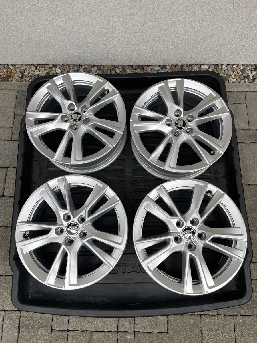 Sada nových alu.kol Škoda 5x100