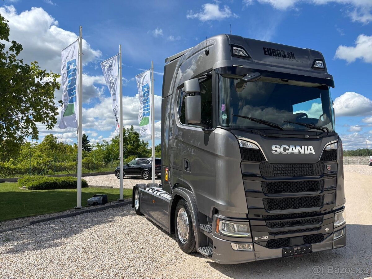 Scania S520, V8, Full extra, Retarder, Parkcool, Alcoa, Koža
