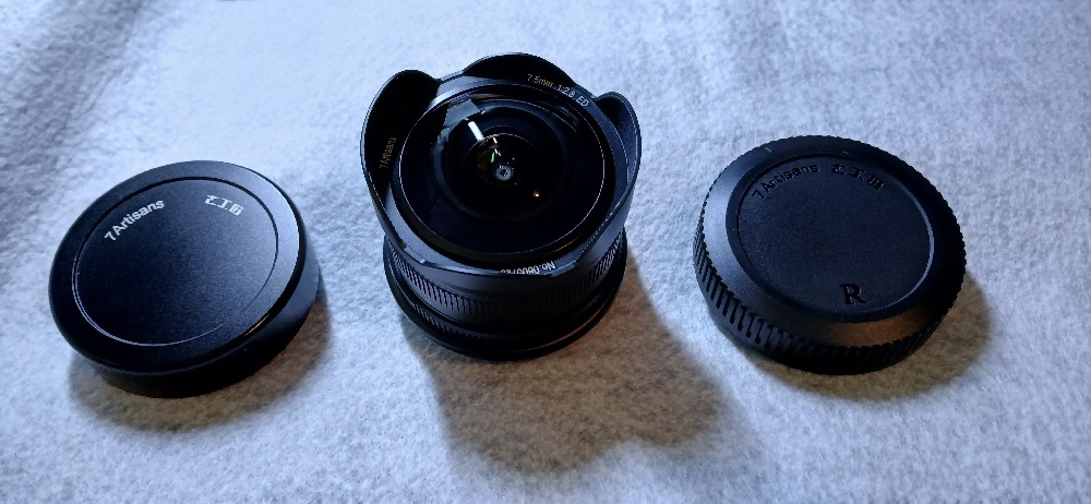 7Artisans 7,5mm f/2,8 MK II Rybí oko APS-C bajonet Canon RF