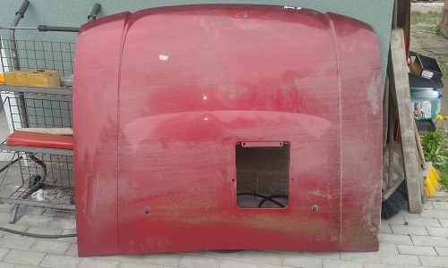Nissan Patrol GR- předni kapota