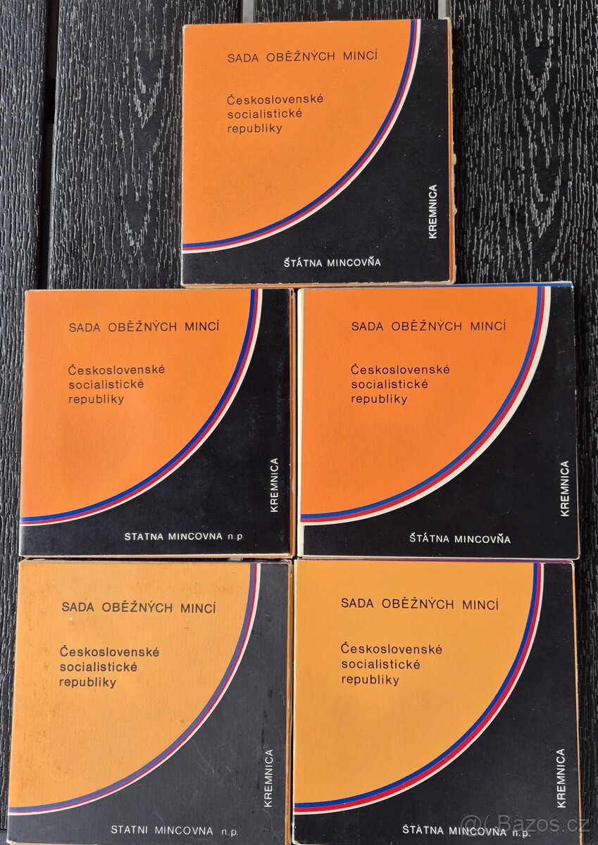 Sady oběžných minci 1986-1990