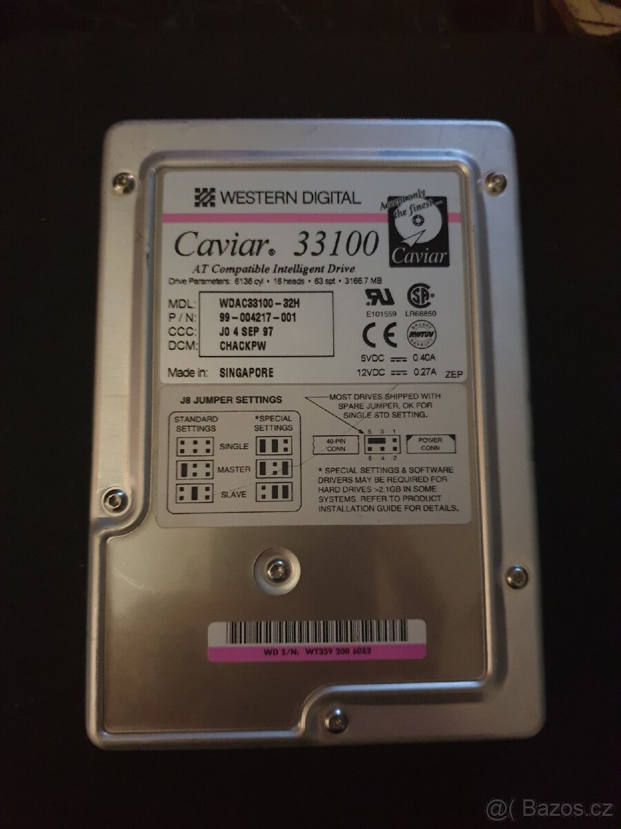 HDD Western Digital 33100