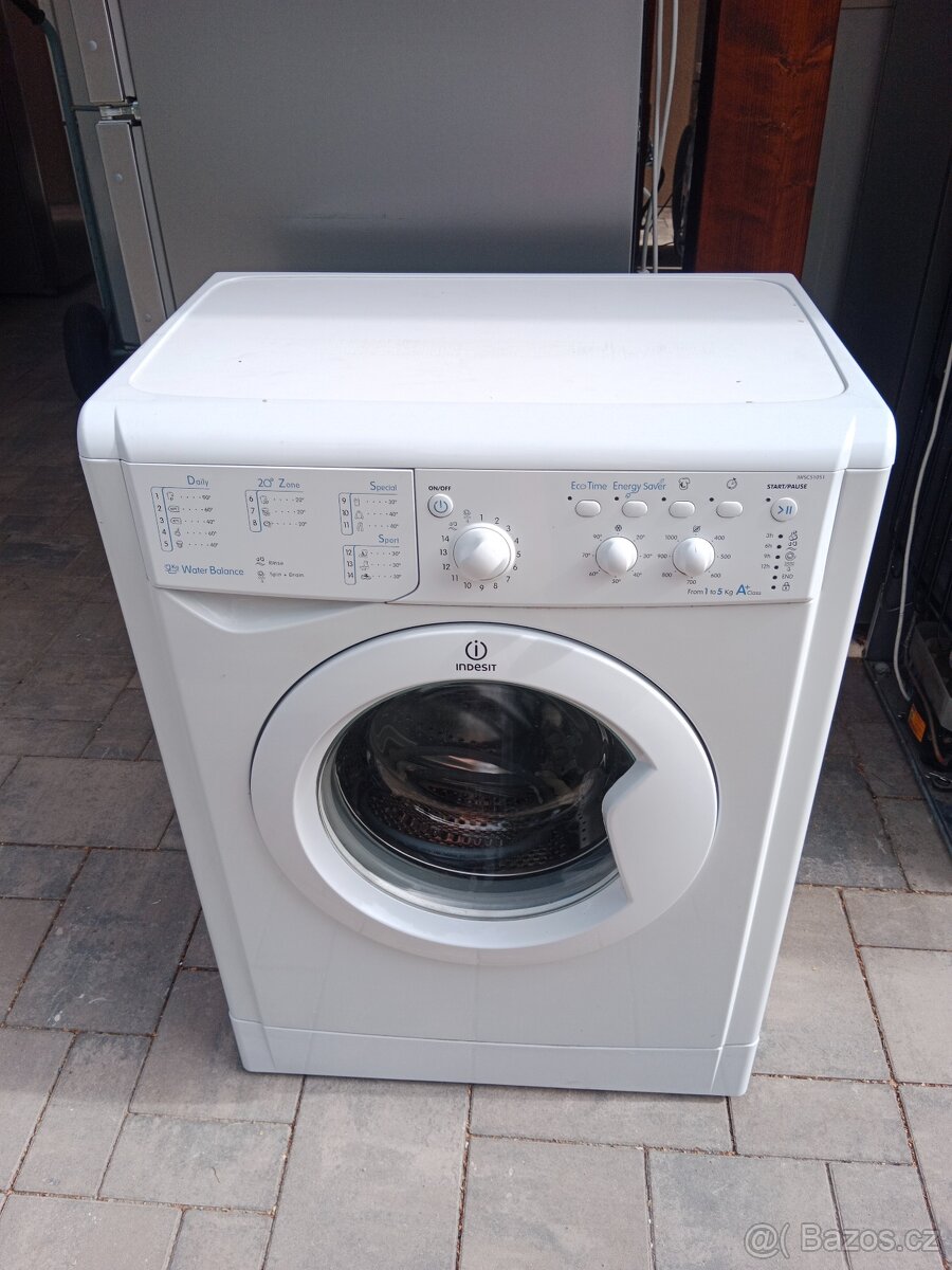 Automaticka pracka Indesit A+++ na 5kg