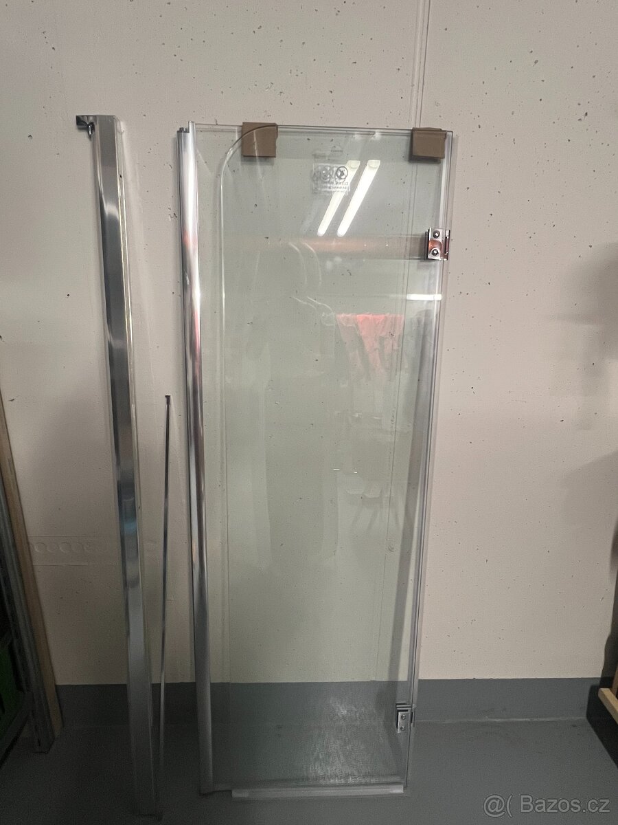 Nová sprchová zástěna na vanu skládací 150x100