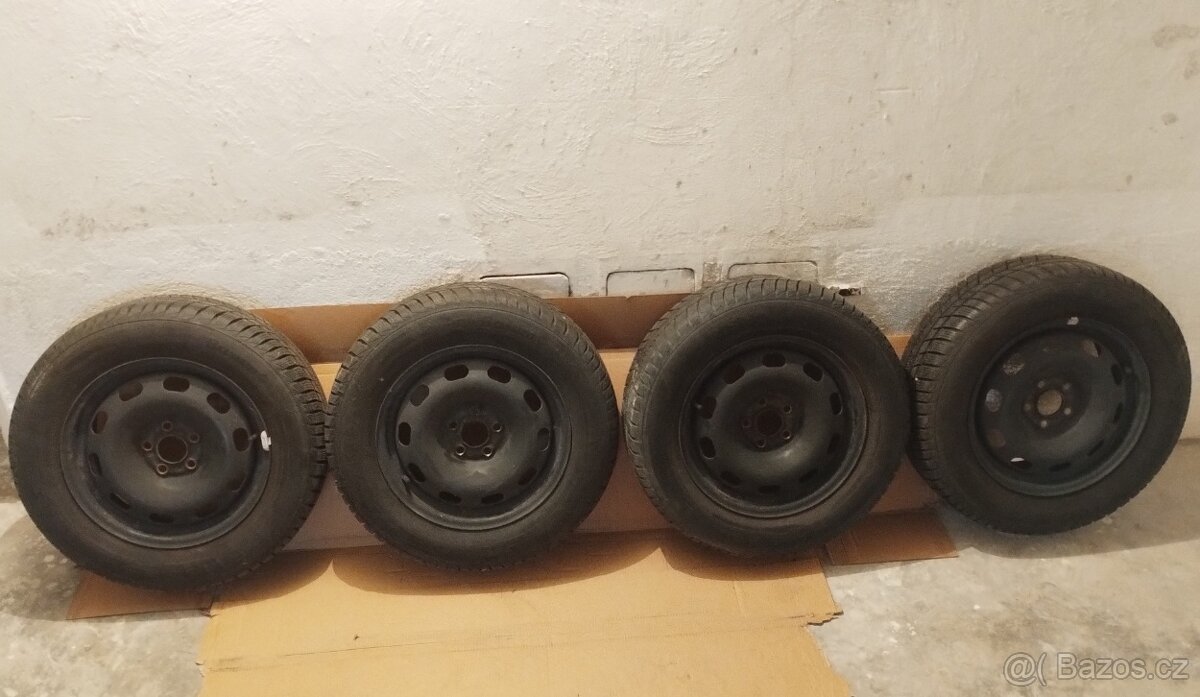 Zimní sada kol 195/65 R15" Polaris 5 7mm 5x100 Octavia Golf