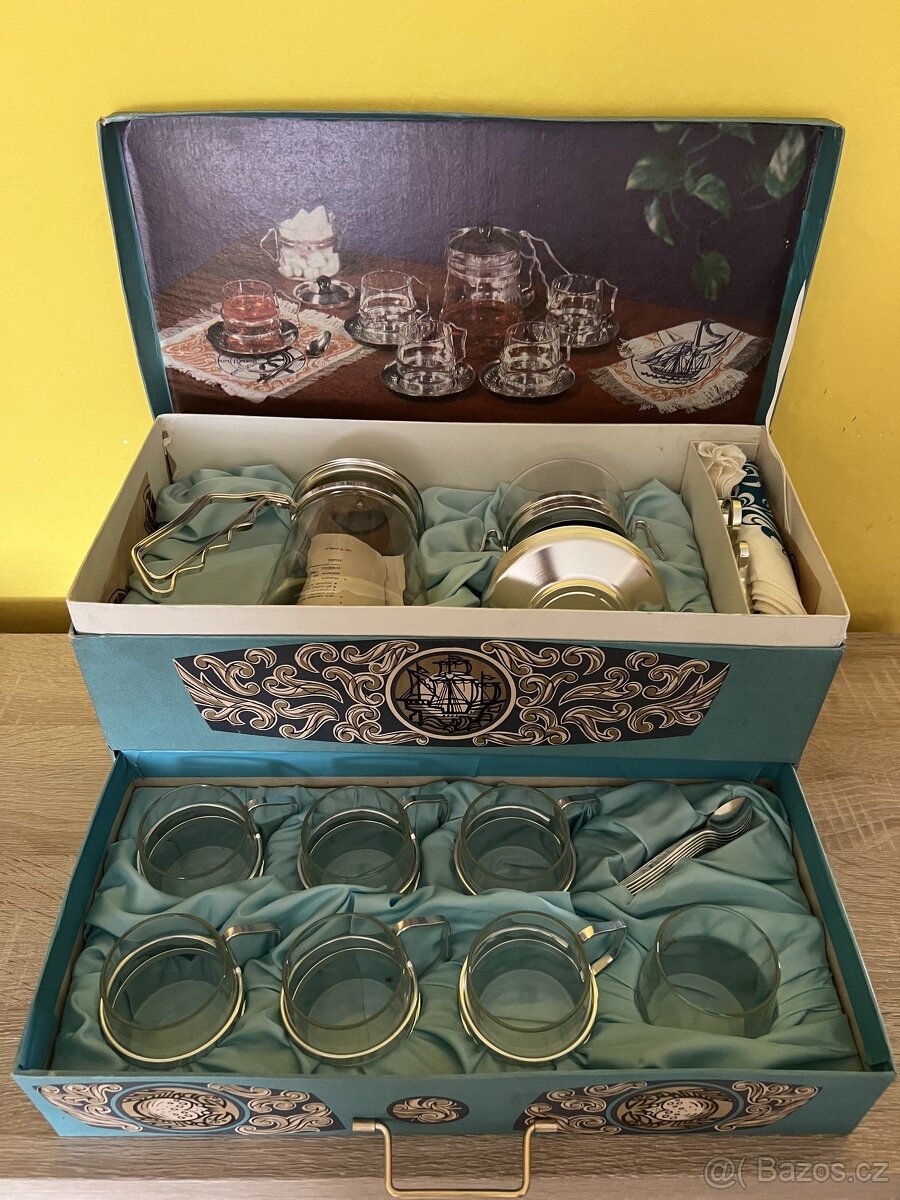 Retro čajova souprava, nova