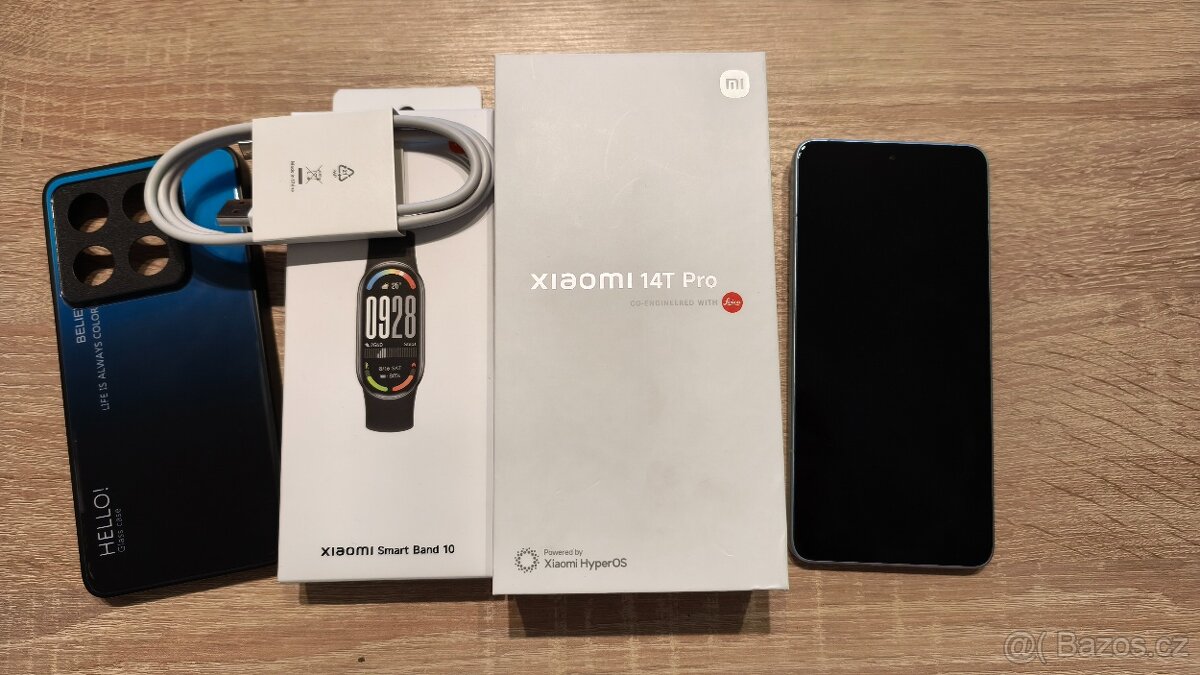 Xiaomi 14tpro 12/512gb titan Blue+ Xiaomi Smart Band 10