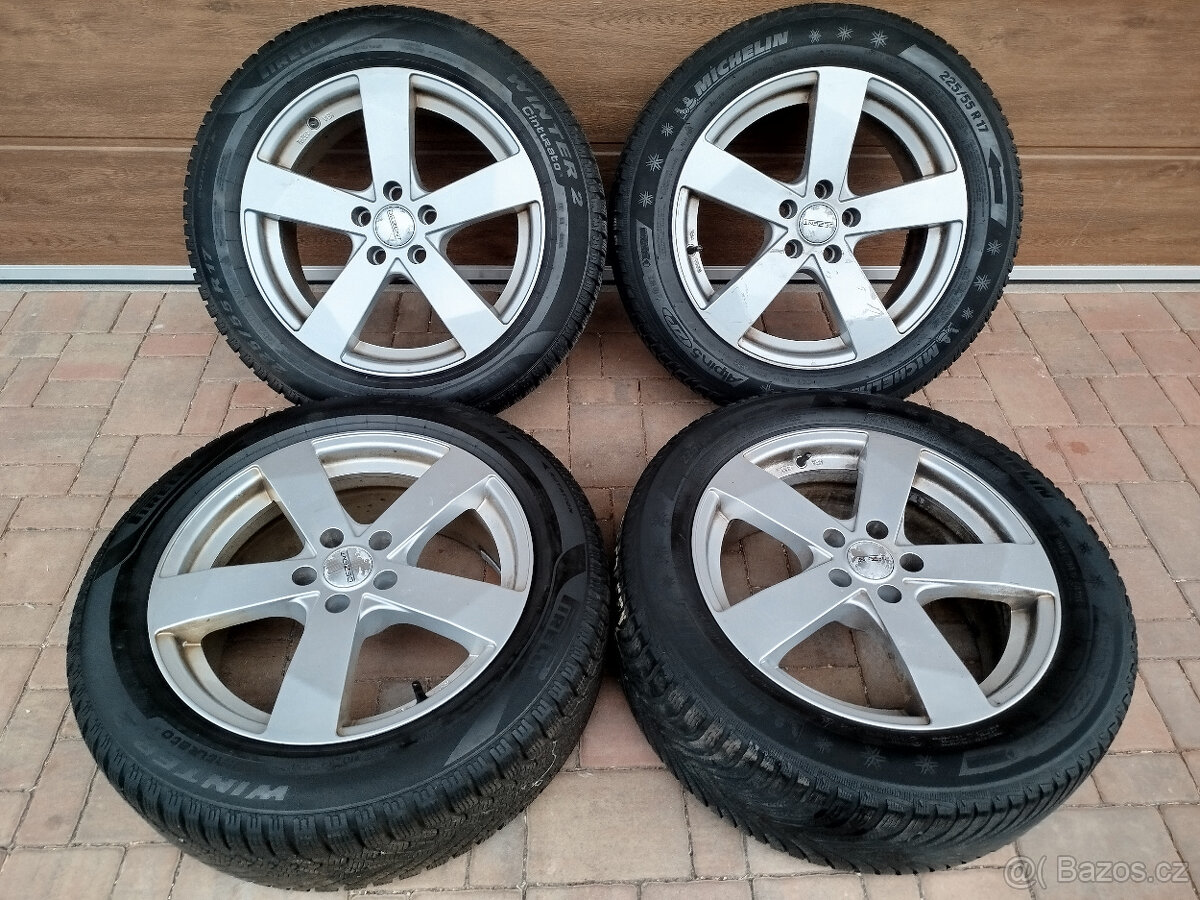 Kola Volvo 71/2Jx17H2,ET40,5x108+zimni pneu