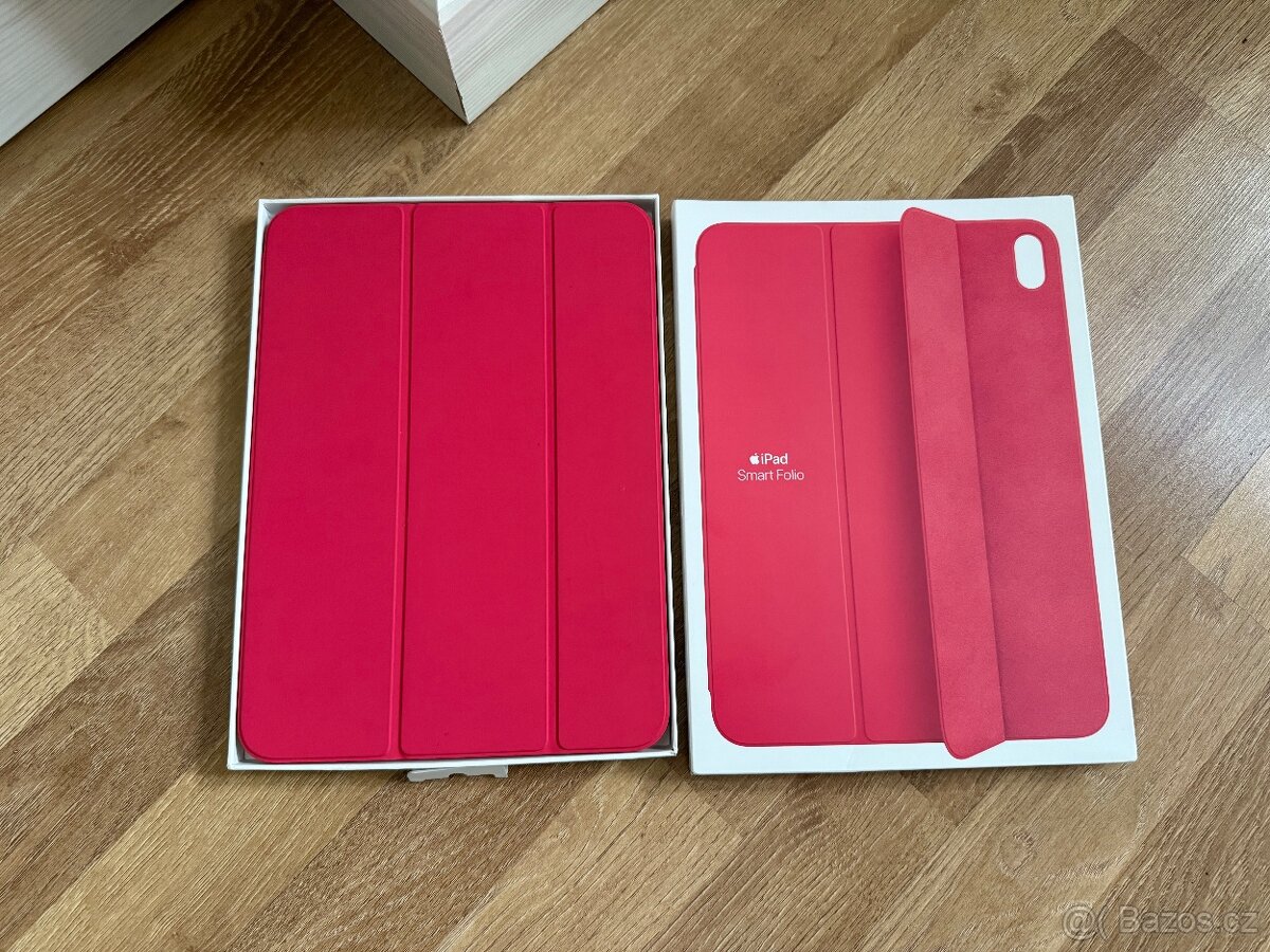 Originální obal Apple iPad 2022 i 2024 - melounově červený